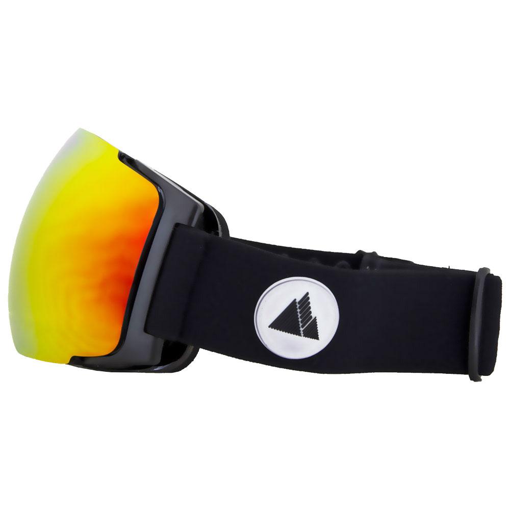 Winter Your Life Goggles Meije Black Lux3000 Red Ion + Lux1000 Yellow Side