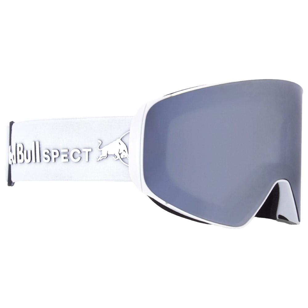 Red Bull Spect Goggles Jam Matt White Smoke Silver Mirror + Cloudy Snow -  Winter 2025 | Glisshop
