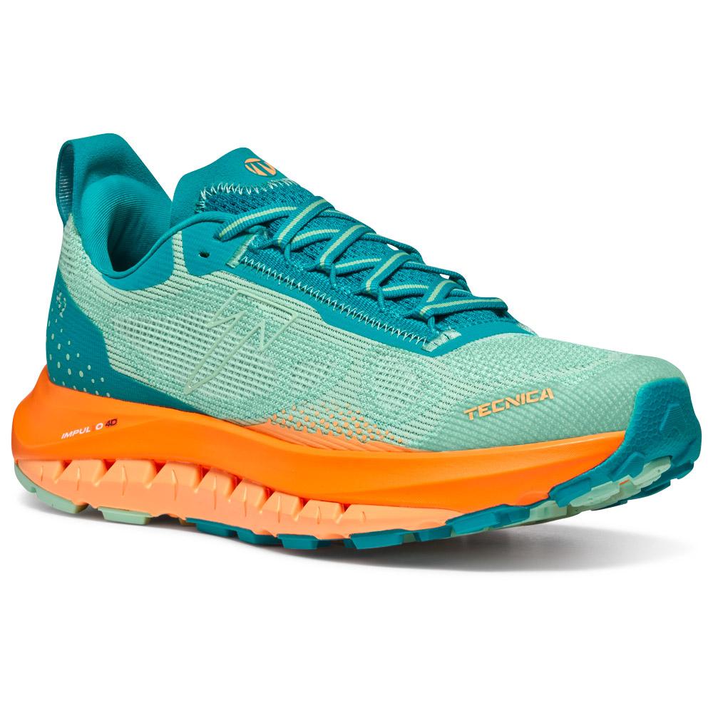 Tecnica - Pyrox Hybrid Ws Orange Aqua Green - 6.5 - Gravelrunning-Schuhe