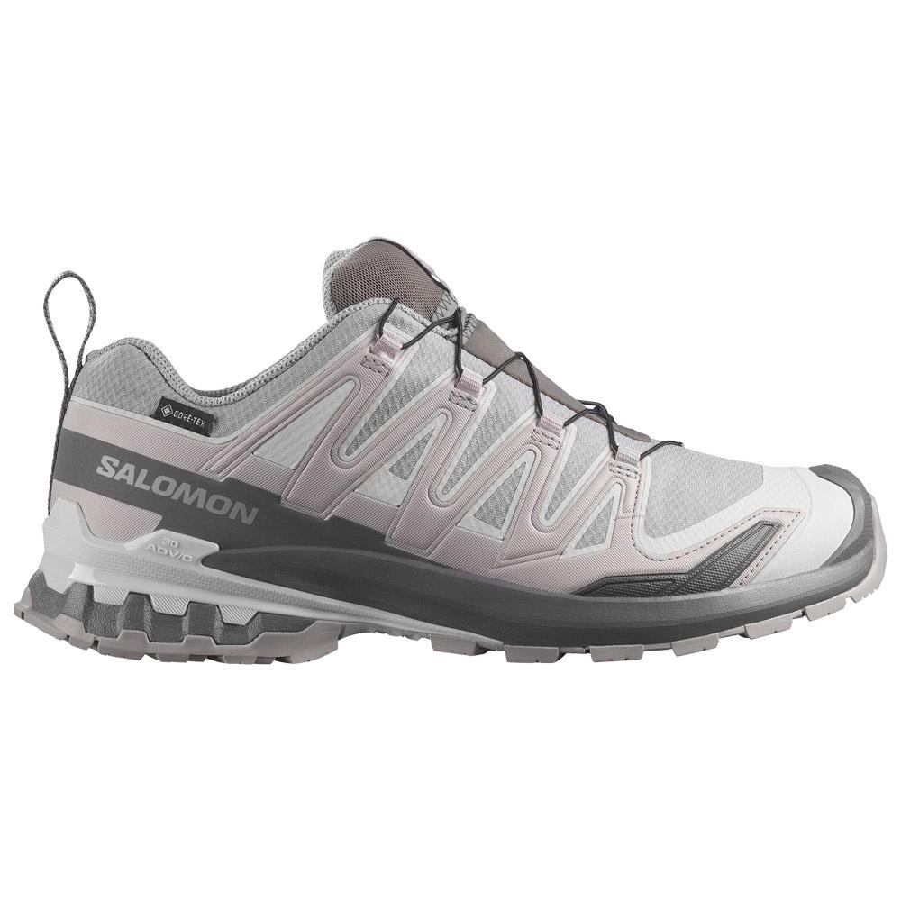 Salomon - Xa Pro 3D V9 Gore-Tex Alloy Castlerock Lunar Rock - 9.5 - Trailrunning-Schuhe