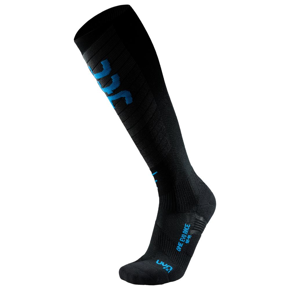 Uyn - Man Ski Evo Race One Socks Black Blue - 39-41 - Skisocken