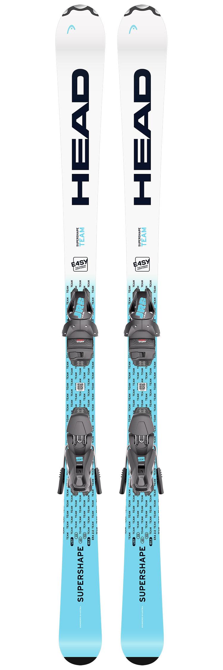 Head - Pack Ski Supershape Team Easy Jrs (127-157) - 147 + Jrs 7.5 Gw Ca Br.78 Solid Black Space Blue - Ski