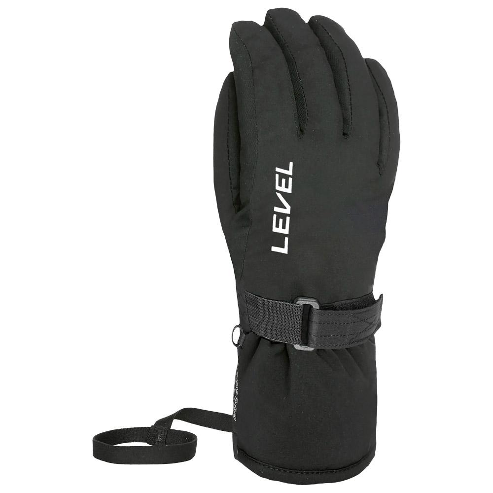 Level - Junior Glove Black - 4 - Ski gloves