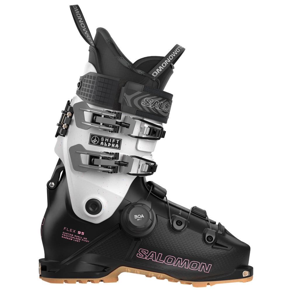 Salomon - Shift Alpha S Boa 95 W Black Gray Aurora Fairy Tale - 26-26.5 - Ski boots