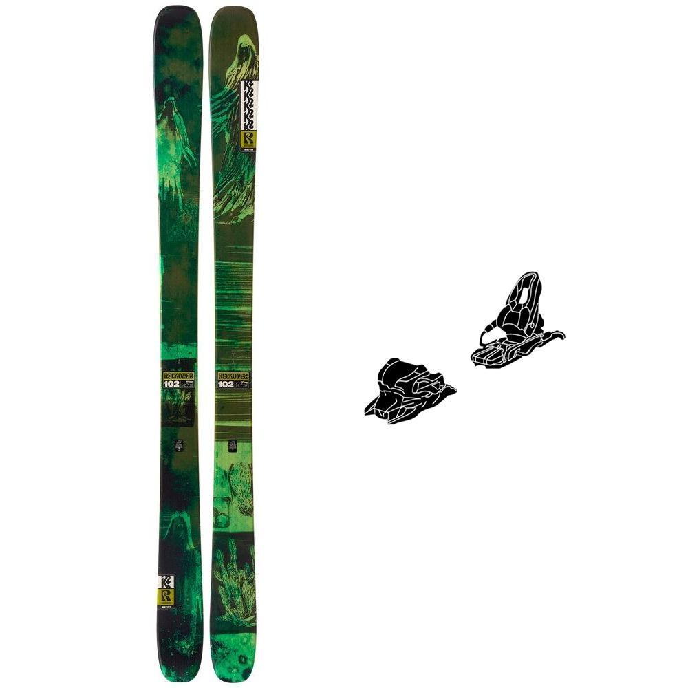 K2 - Pack Ski Reckoner 102 - 170 + Attack Lyt 11 Gw Br.110 Solid Black - Ski