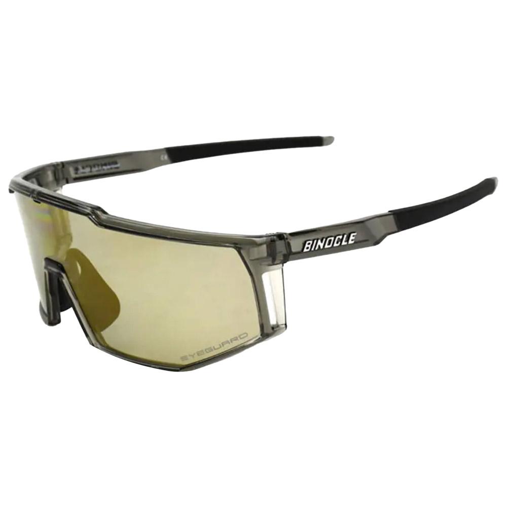Binocle Eyewear - Horizon Shiny Grey Gold Mirror Polarized - Sunglasses