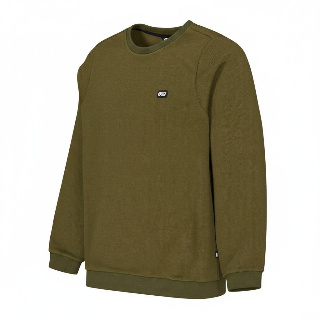 Picture - Tofu Tobacco - XL - Sweatshirt - Größe XL - Grün - Herren - Glisshop.de