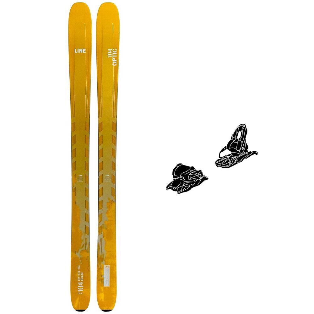 Line - Pack Ski Optic 104 - 171 + Attack Lyt 11 Gw Br.110 Solid Black - Ski
