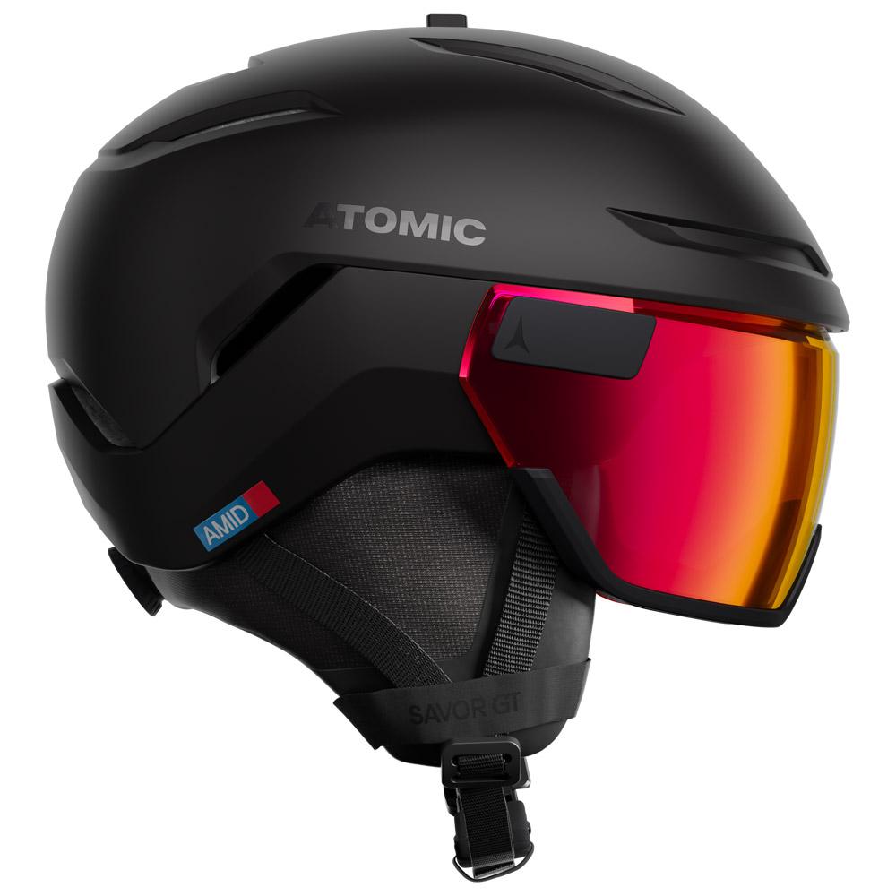 Atomic - Savor Gt Amid Visor Hd Black Red Hd - L - Helmet w/ visor