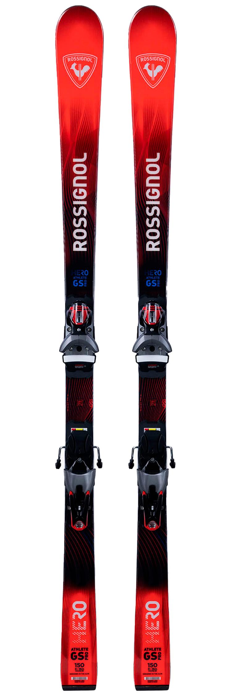 Rossignol - Pack Ski Hero Athlete Gs Pro R21 (164-171) - 164 + Spx 11 Gw B73 Silver Red - Ski