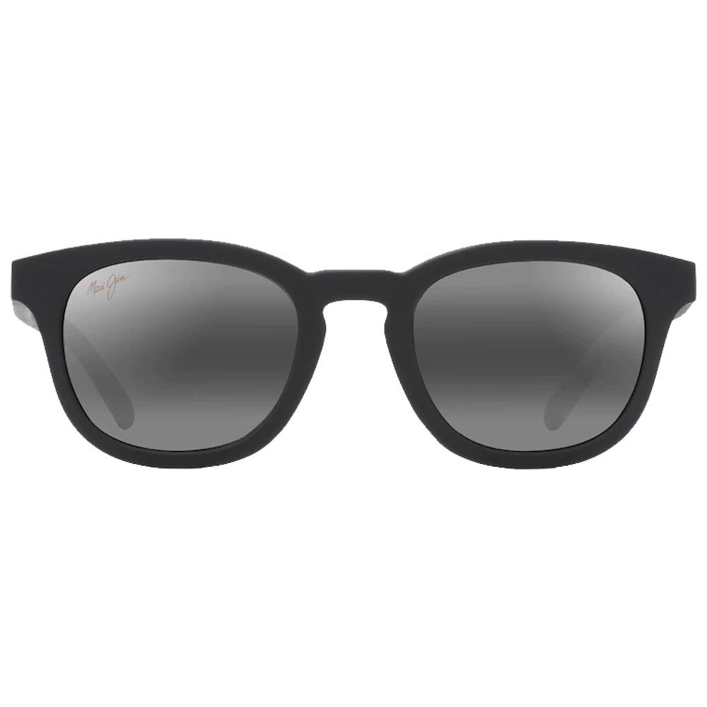 Zonnebrillen Maui Jim Koko Head Black Matte Grey Lens Mineral Super Thin