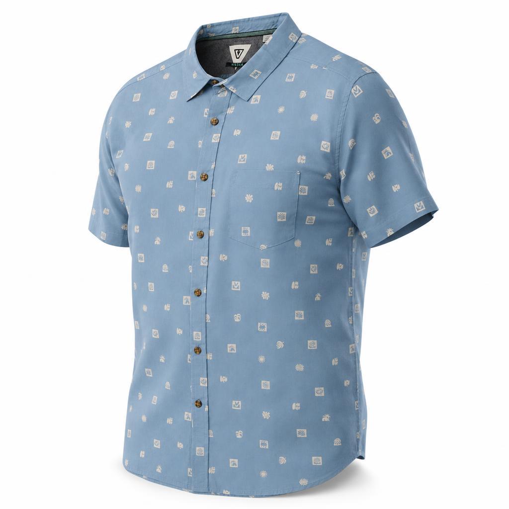 Vissla - Ecology Marks Eco Short Sleeve Faded Denim - L - Shirt