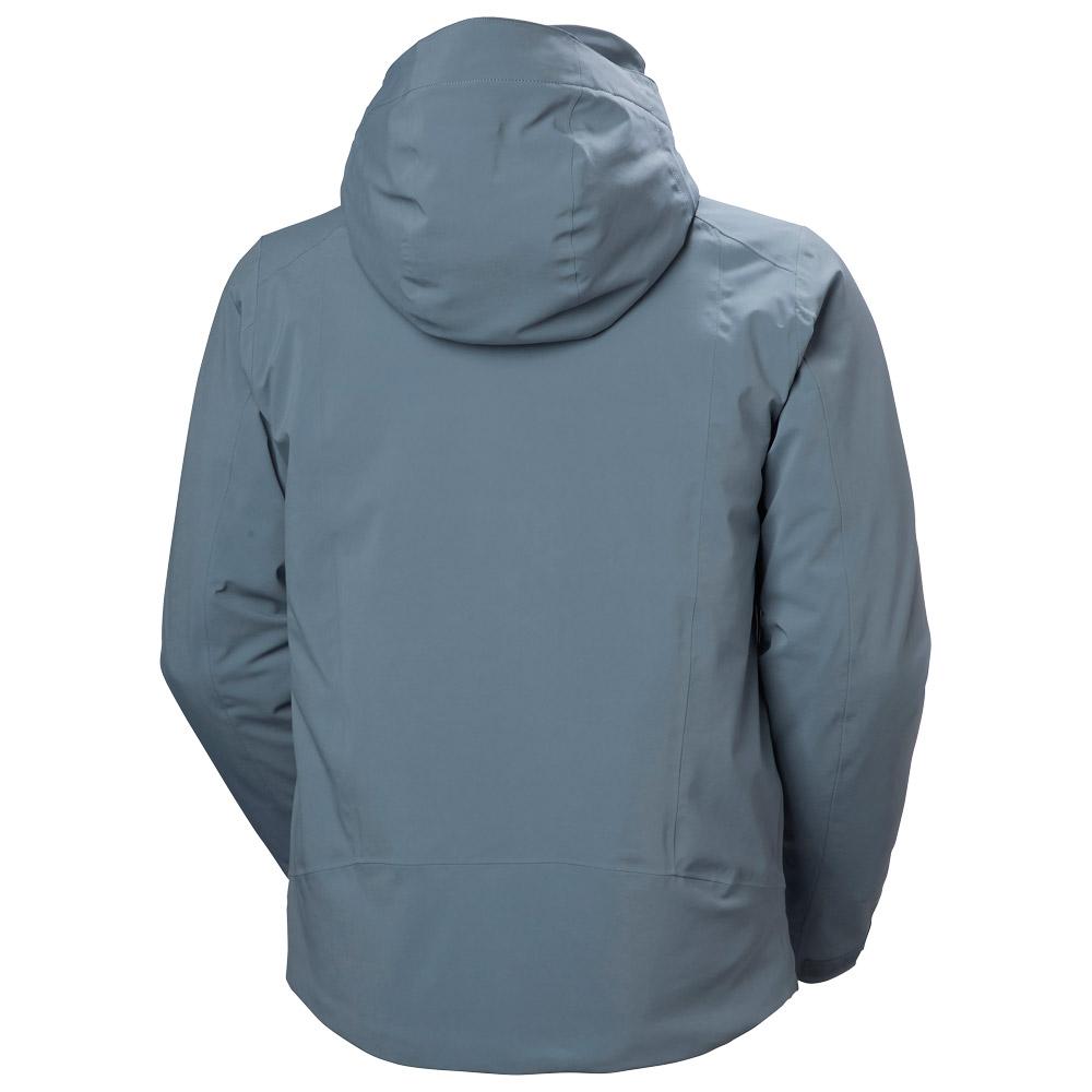 KEFITEVD Veste de Snowboard en Polaire Thermique pour Homme Manteaux de Ski pour Sports d'hiver avec Capuche Amovible,Bleu Ciel,S
