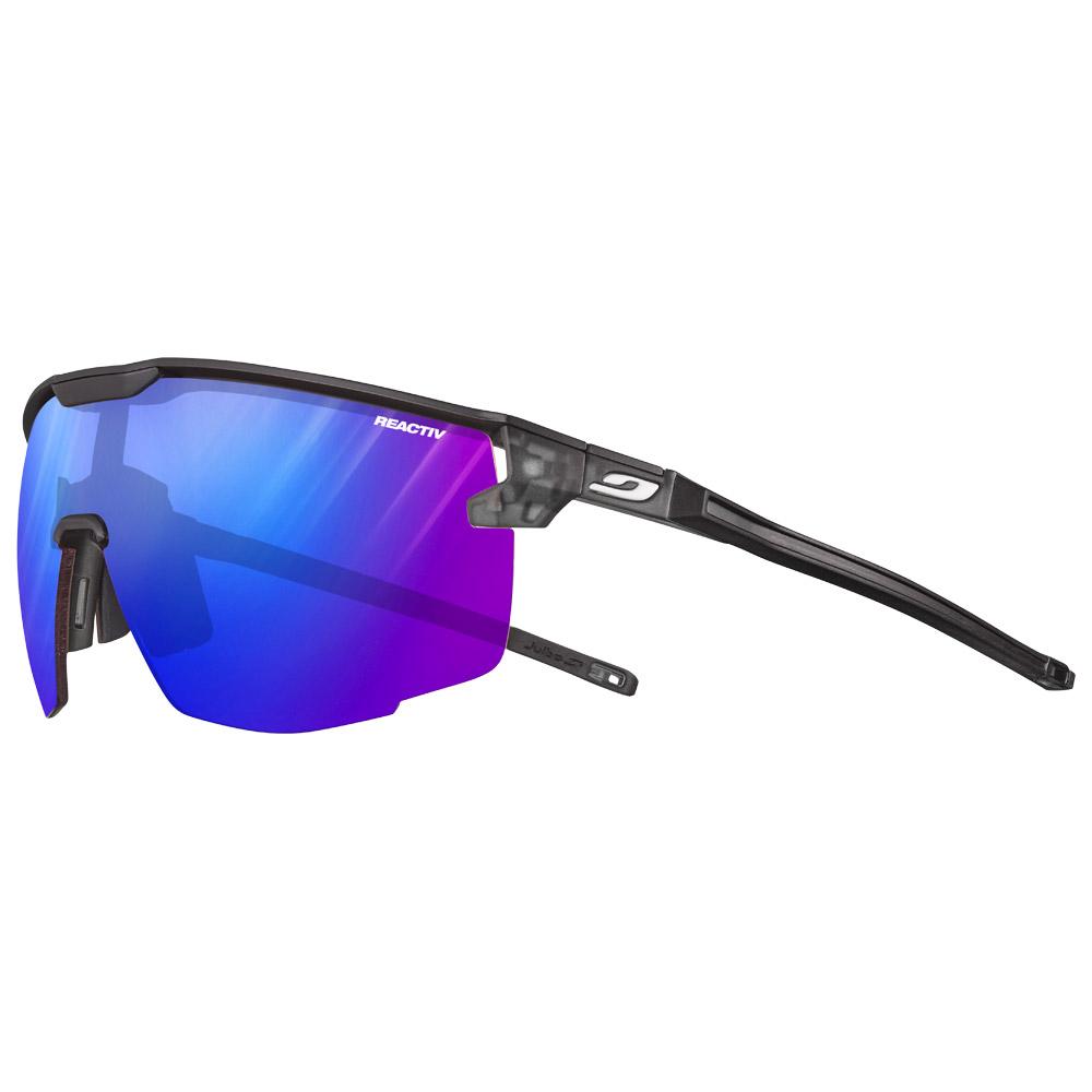 Julbo - Ultimate Mat Noir Noir Translucide Reactiv 1-3 High Contrast - Sonnenbrille - Schwarz - Glisshop.de