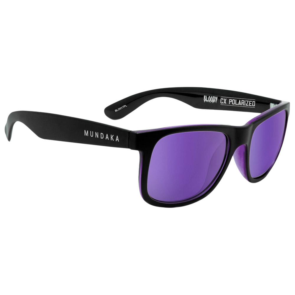 Mundaka Optic - Bloody Black Purple Smoke Cx Polarized Purple Revo - Sunglasses