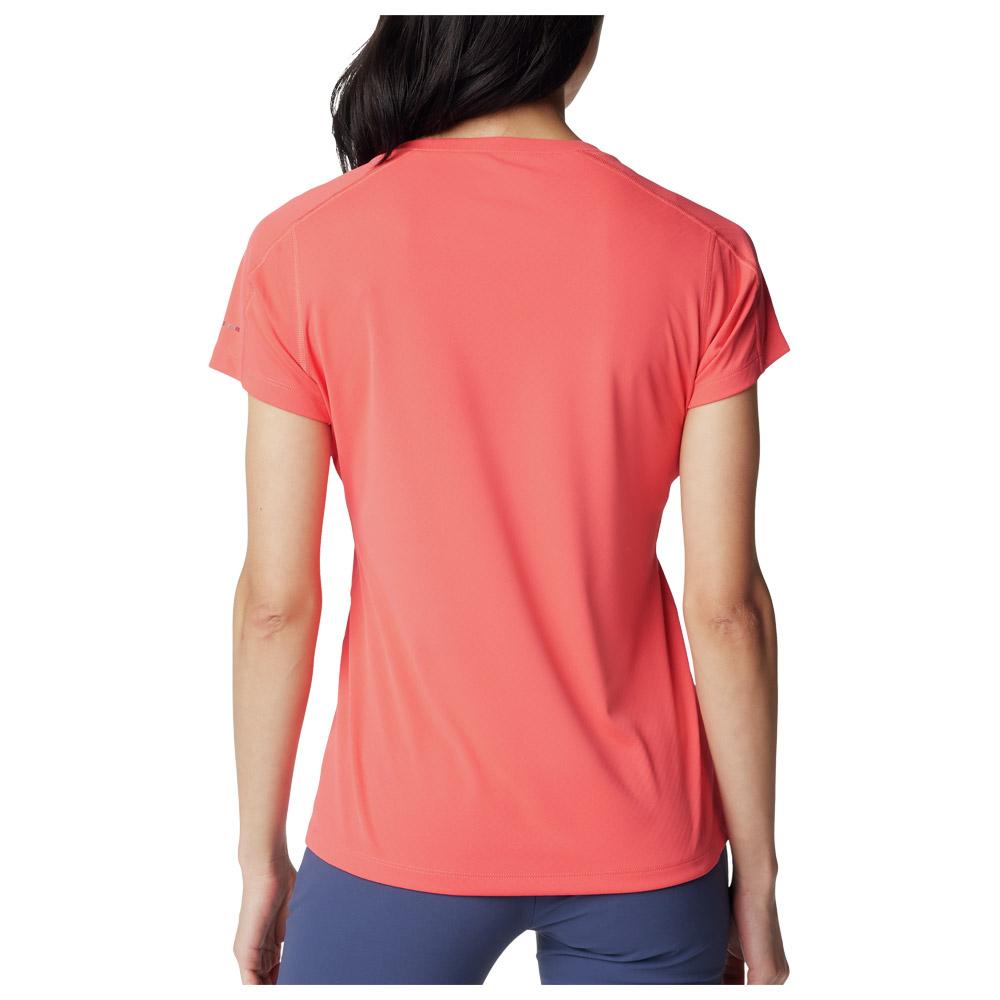 Maglietta da trekking Columbia W's Zero Rules SS Shirt Juicy