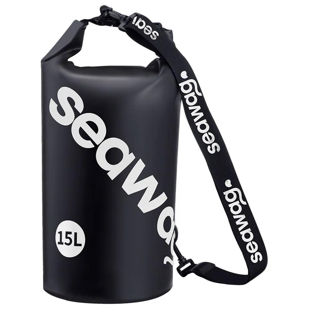 Seawag - Waterproof 15L Drybag Black White - Dry Bag