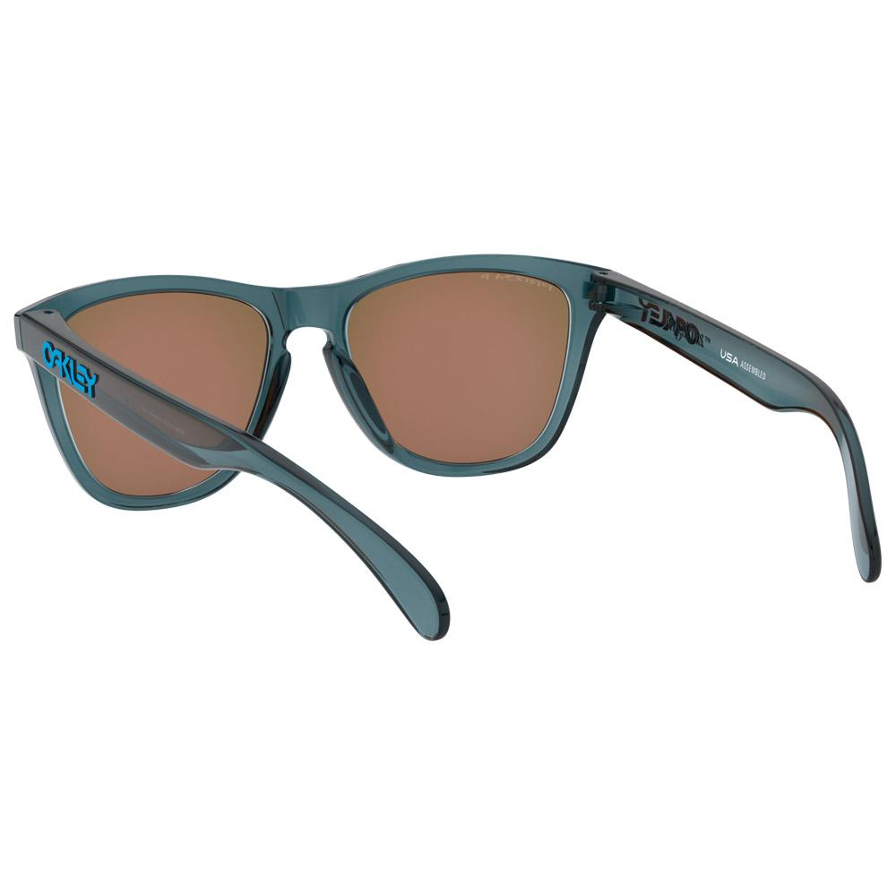Zonnebrillen Oakley Frogskins Crystal Black Prizm Sapphire