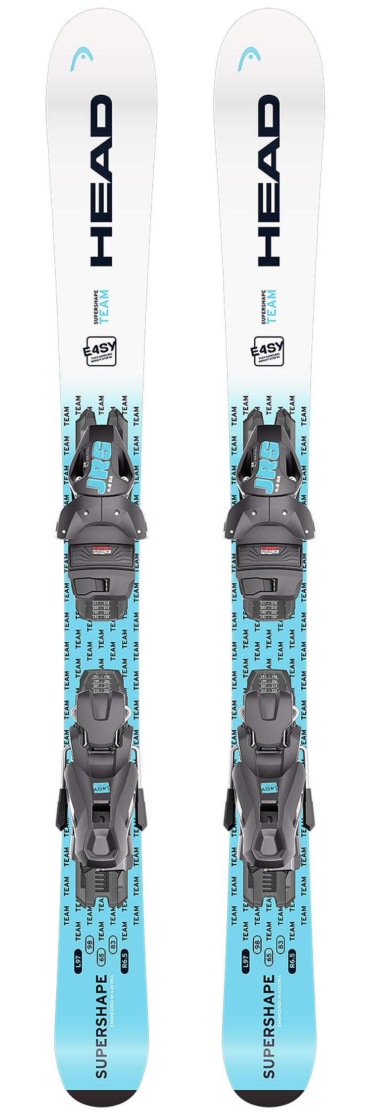 Head - Pack Ski Supershape Team Easy Jrs (87-117) - 97 + Jrs 4.5 Gw Ca [I-80] Solid Black Space Blue - Ski