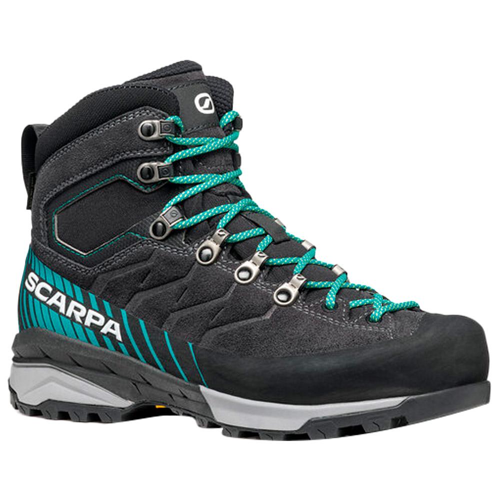 Scarpa - Mescalito Trek Gore-Tex W Dark Anthacite Tropical - 38.5 - Trekking-/Bergwanderschuhe - Größe 38.5 - Grau - Damen - Glisshop.de