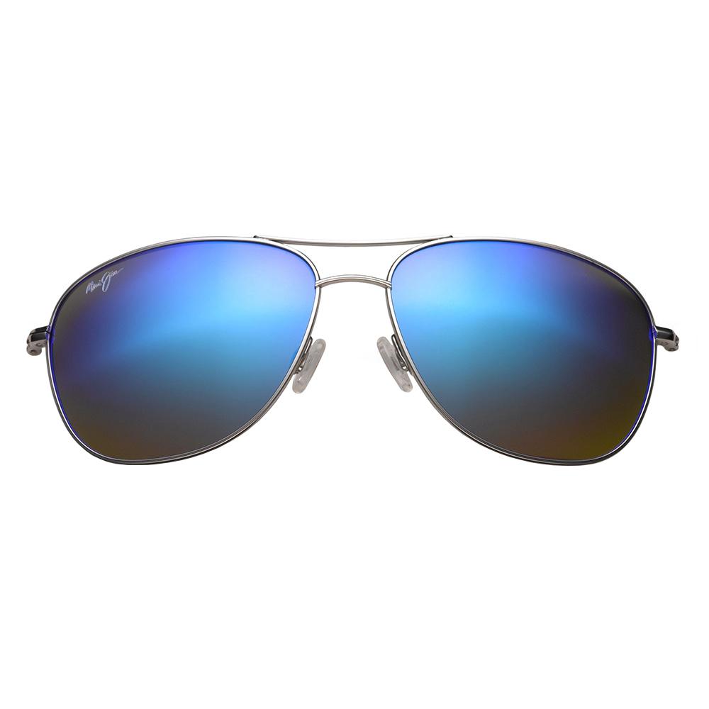 Zonnebrillen Maui Jim Cliff House Silver Blue Hawaii Zomer 2023