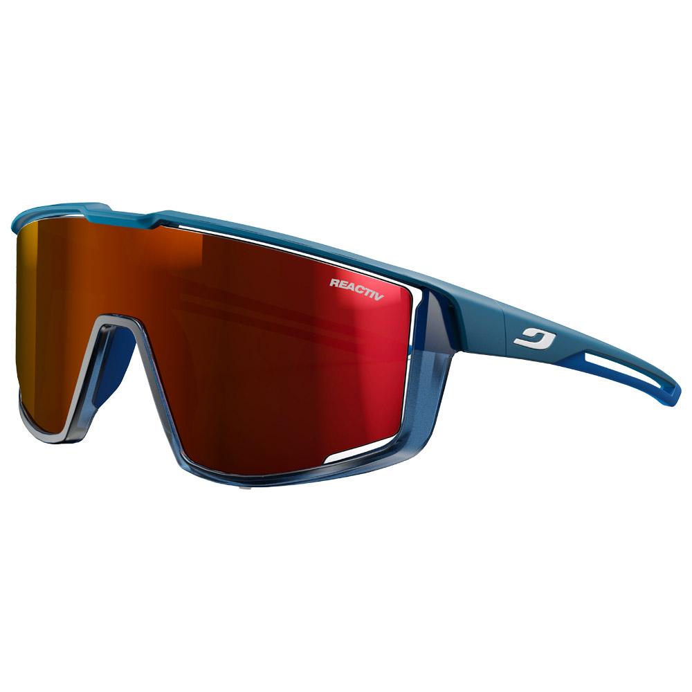 Julbo - Fury Mat Bleu Tranlucide Reactiv 0-3 High Contrast - Sunglasses