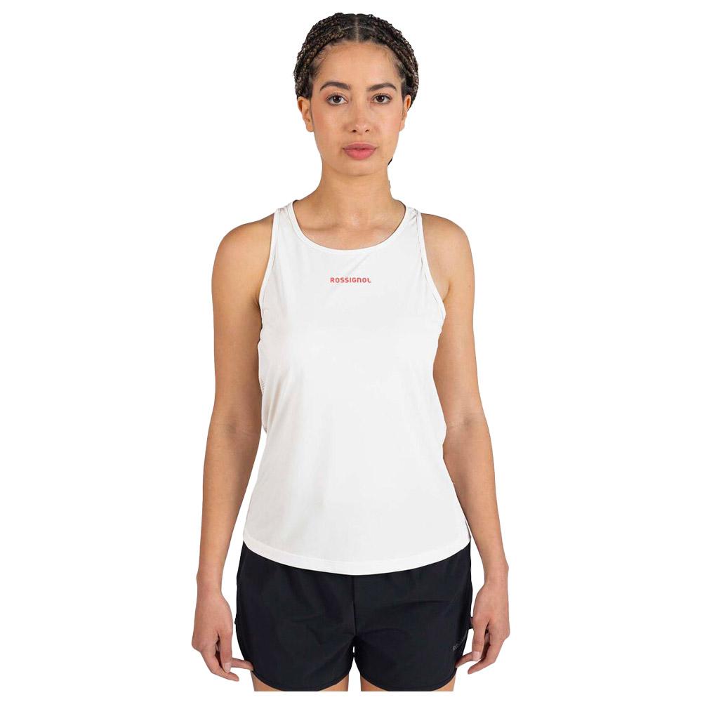 Rossignol - W Sidelhorn Tank White - XS - Hiking tee-shirt