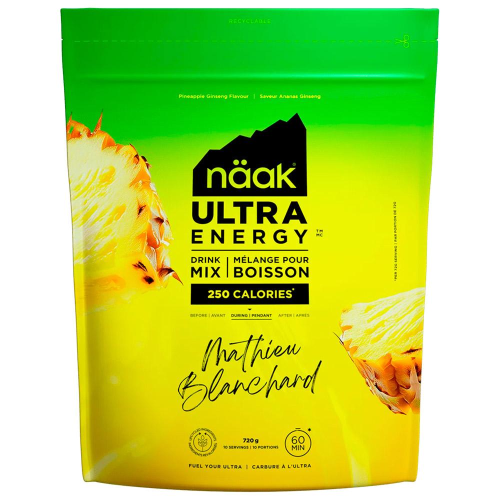 Naak - Ultra Energy Drink Mix 720 g. Ananas Ginseng - Drink