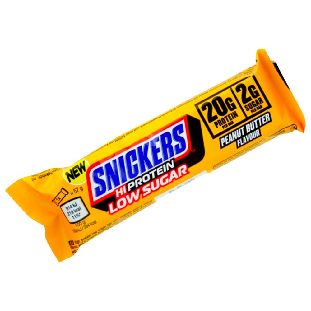 Mars Protein - Snickers Bar Protein High Peanut Butter Low Sugar - Energy bar