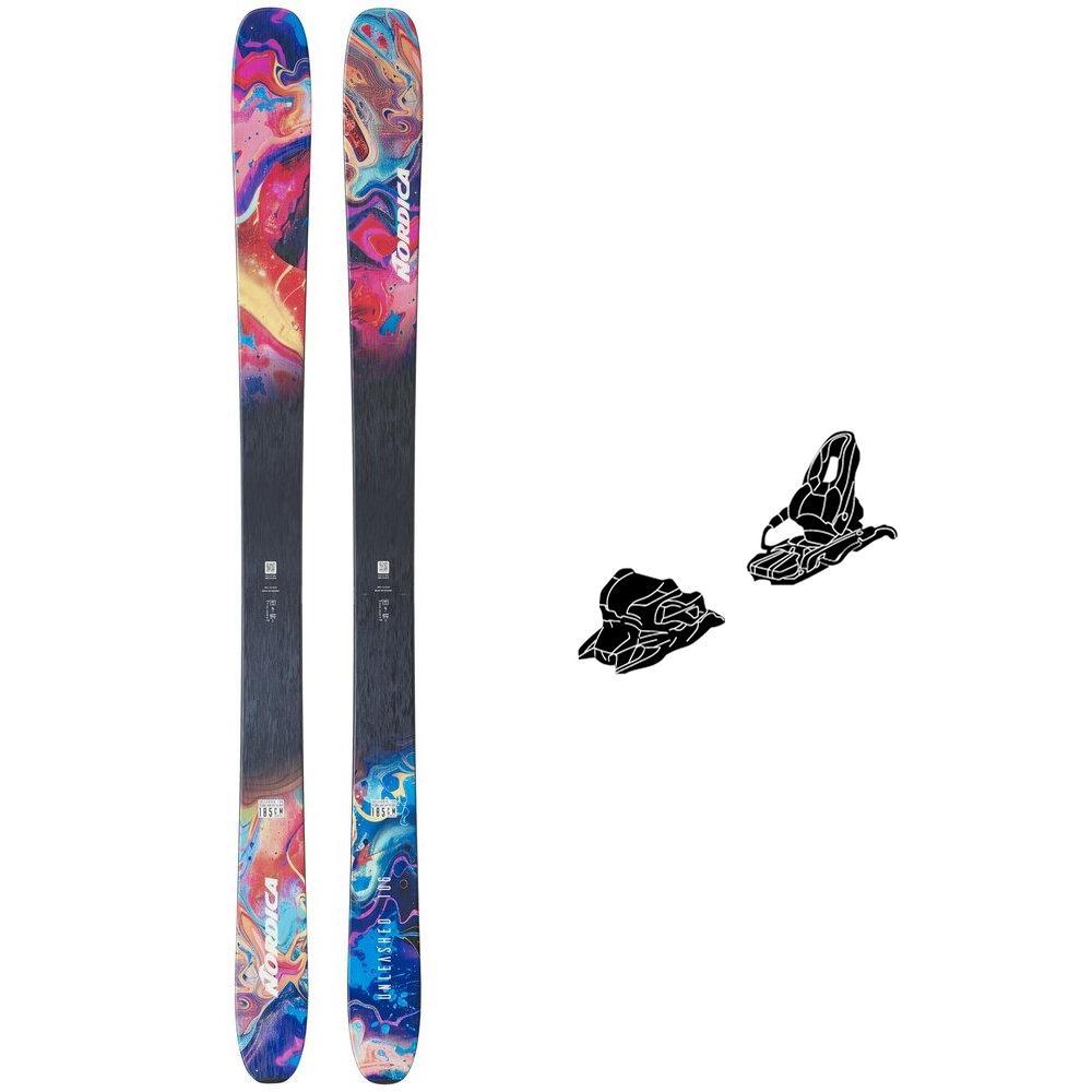Nordica - Alpine ski set Unleashed 106 + bindings - Ski