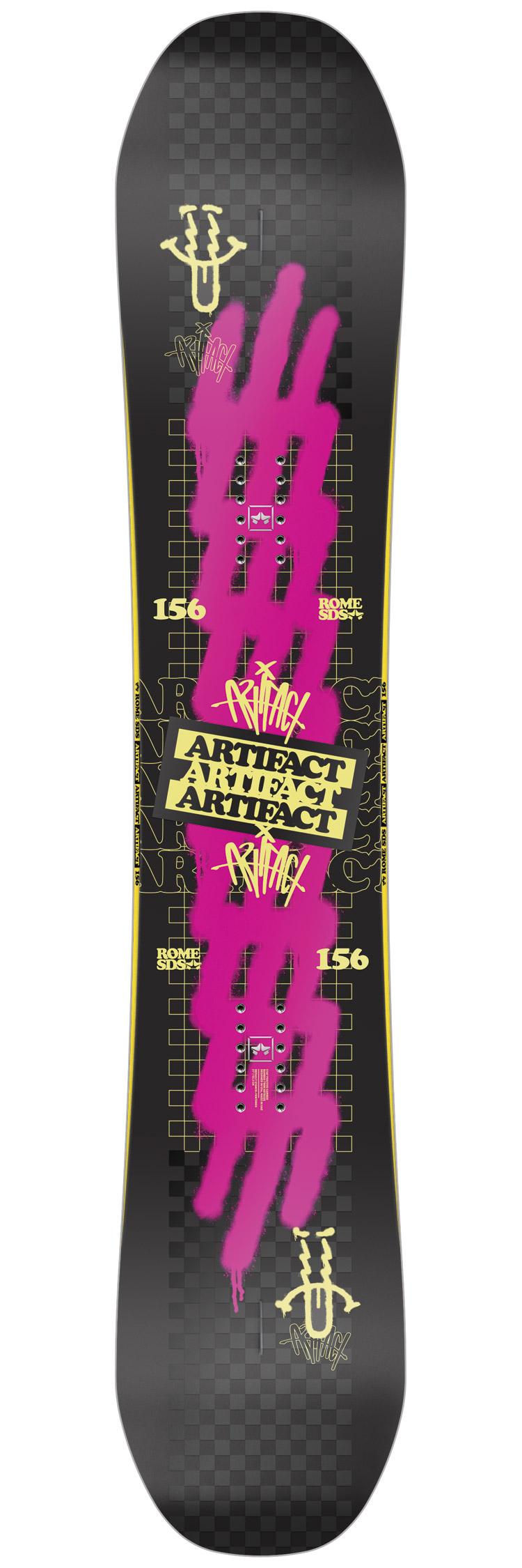 rome artifact snowboard 2023  Ski Company The Artifact Pro is built for riders who love to rip the park and want an upgraded ride to slay rails and handle the pro jump line with style. Artifact Snowboard