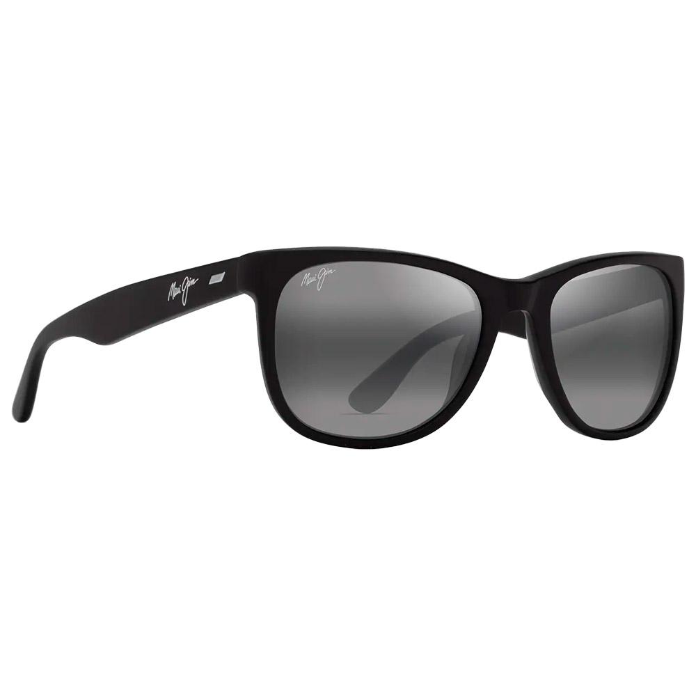 Maui Jim - Kikonia XL Matte Black Neutral Grey Mineral Superthin - Sunglasses
