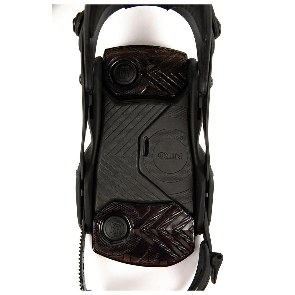 Fixations Snowboard Nitro Phantom 2024 - Pour Hommes - Amortissement Air Plus, Légères, Précises - Pour Riders Intermédiaires à Experts