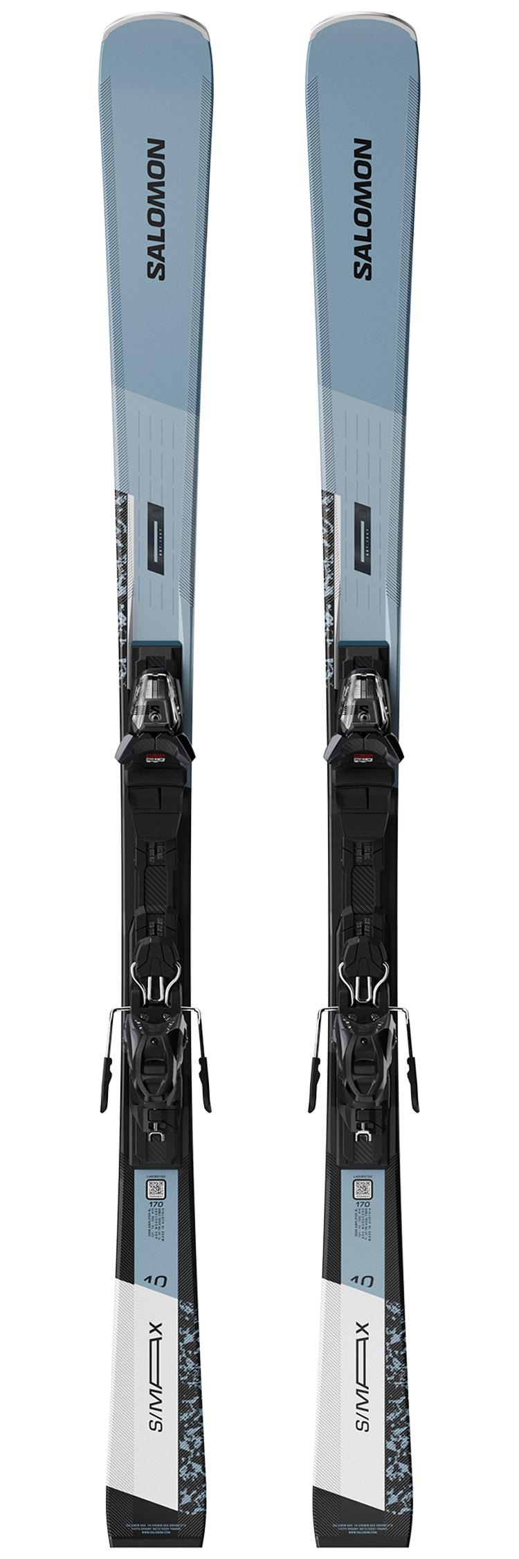 Salomon - Pack Ski E S/Max 10 - 160 + M11 Gw L80 Black Grey - Ski