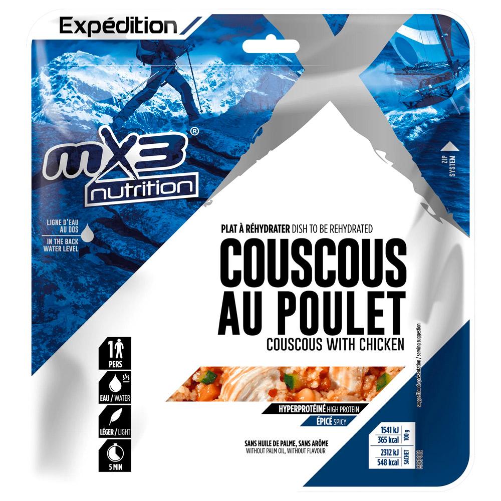 MX3 Nutrition - Couscous Au Poulet 130 g. - Freeze-dried meals