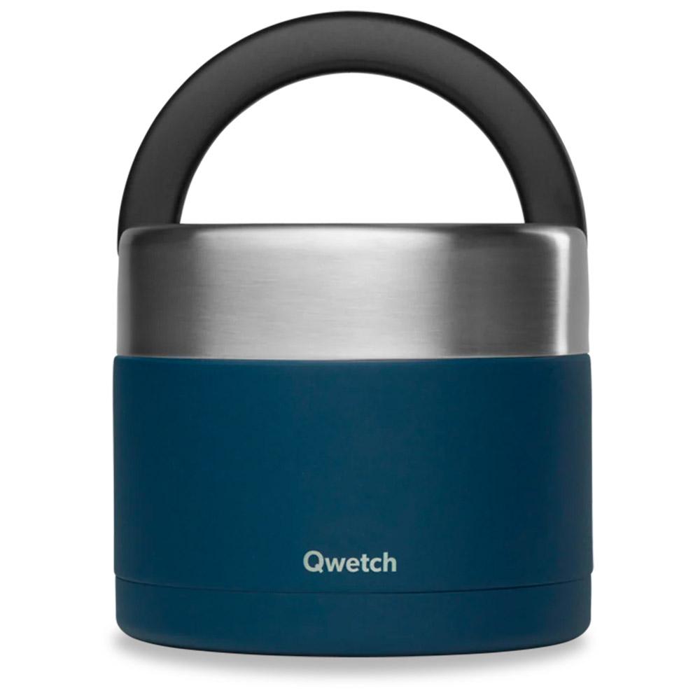 Qwetch - Lunch Box Isotherme 850 ml Matt Bleu Granite - Lunch box