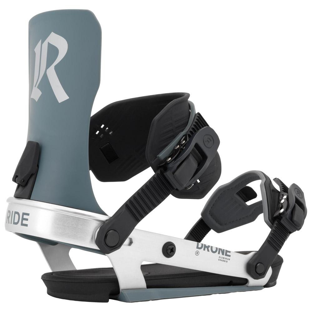 Ride - Drone Men Silver - M - Snowboardbindung