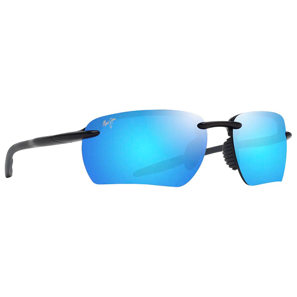 Maui Jim - Hookipa Ultra G Shiny Black Grey Blue Hawaii MauiUltra - Sonnenbrille