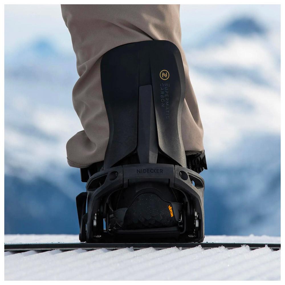 Nidecker Snowboard binding Supermatic Carbon Black - Winter