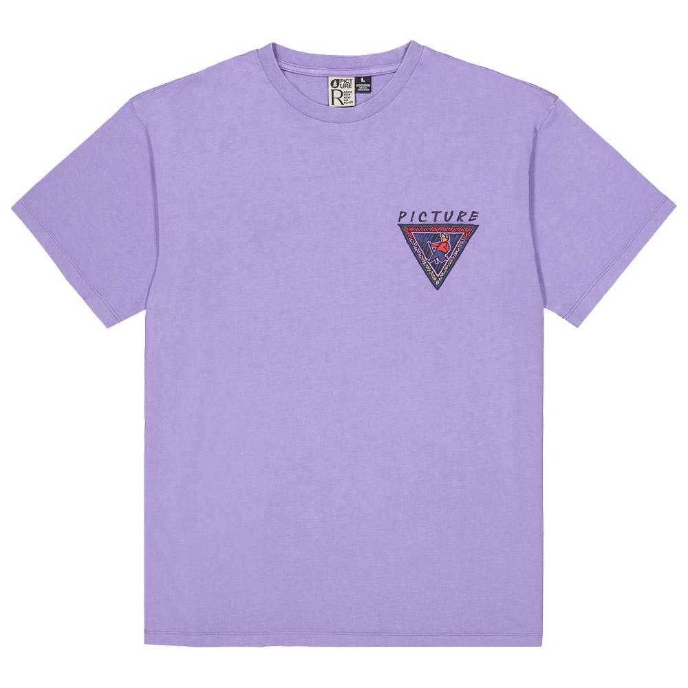 Picture - Chilanko Purple Haze Washed - L - T-Shirt - Größe L - Lila - Herren - Glisshop.de