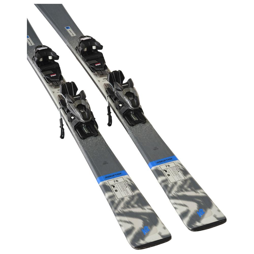 Skis K2 Disruption 76X 2025 + fixations Marker M3 10 Compact Quikclik