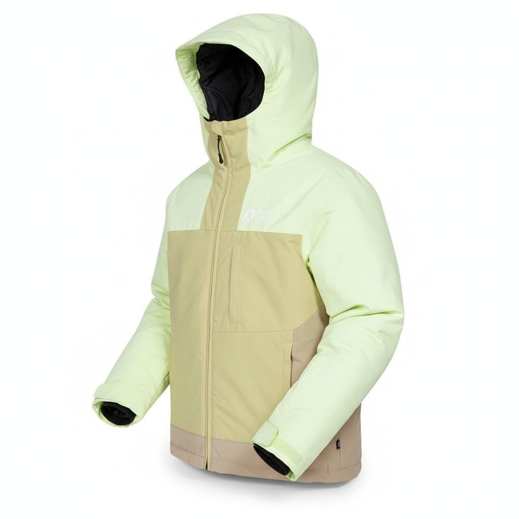 Picture - Seady Lime Cream Roebuck Hemp - 12 - Funktionsjacke - Größe 12 - Grün - Glisshop.de