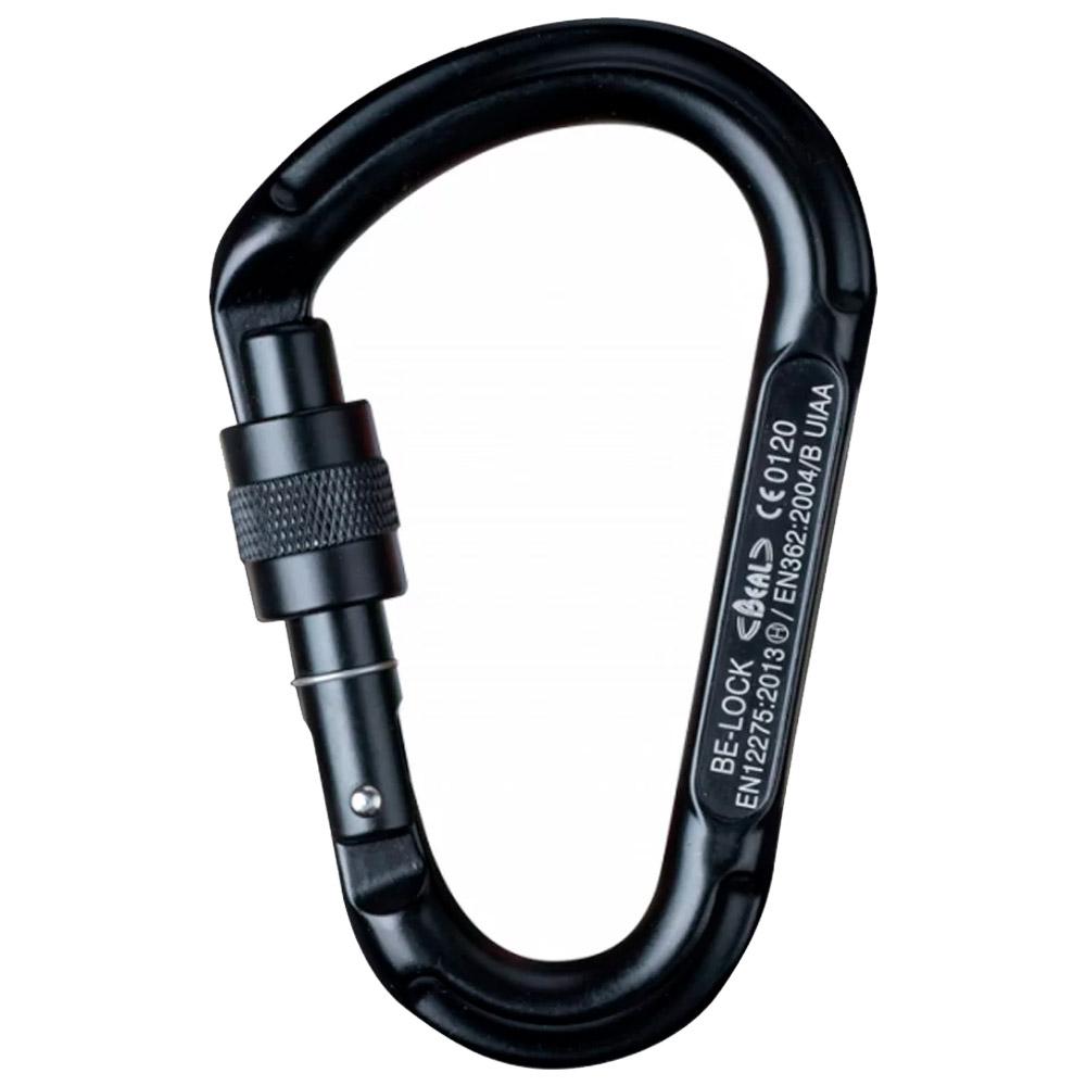 Beal - Be Lock Screw Full Black - Karabiner - Schwarz - Glisshop.de