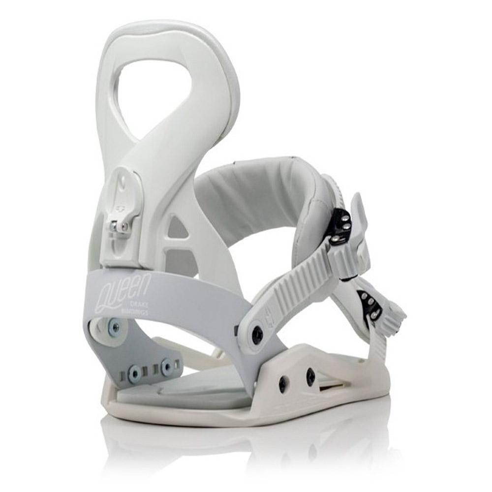 Drake Snowboard binding Queen White - Winter 2021 | Glisshop
