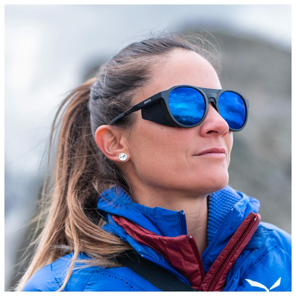 Smith Sunglasses Venture Matte Black Chromapop Glacier Photochromique Copper Blue Mirror Summer 2024 Glisshop