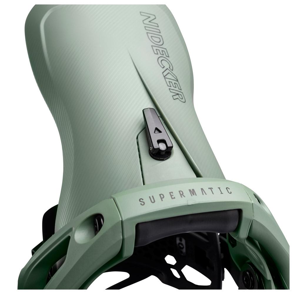 Fijaciones snowboard Nidecker Supermatic Lt Olive - Invierno 2026