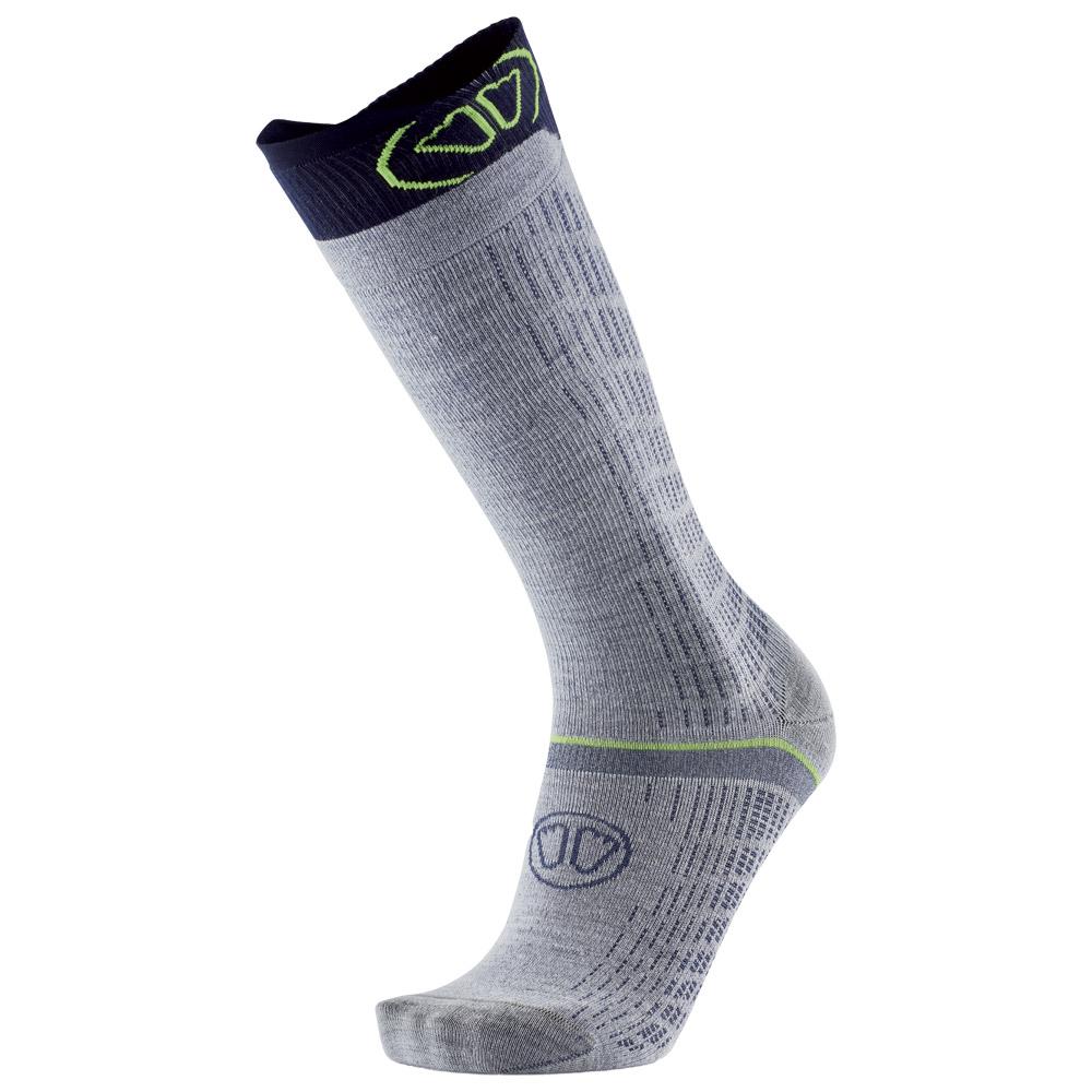 Sidas - Ski Merino Performance Grey Blue - 37-38 - Ski socks