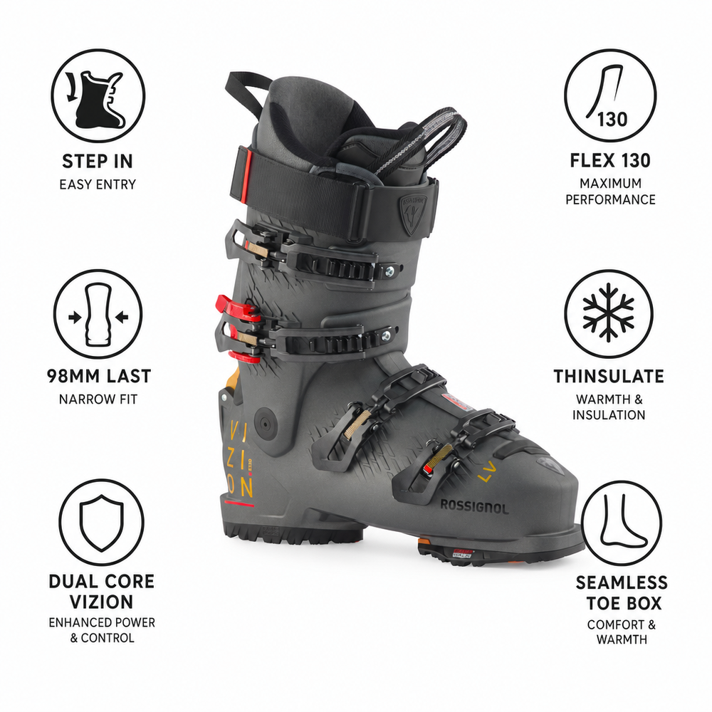 Head Ski boots Edge 110 Hv Gw Boa Anthracite Red - Winter 2027