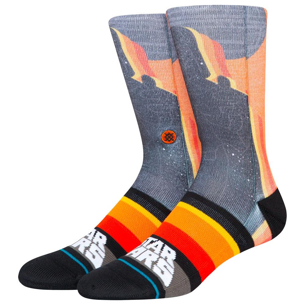 Stance - Print & Pattern Socks Darth By Jaz Spacedust - M - Socken - Größe M - Schwarz - Glisshop.de