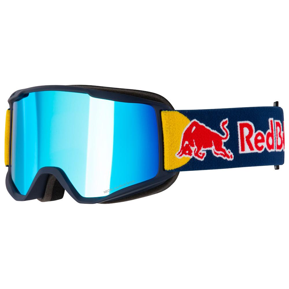Skibrille Red Bull Spect Neon Matt Blue Smoke Ice Blue Mirror